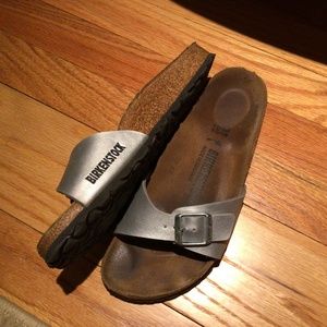 Birkenstock Madrid silver 37